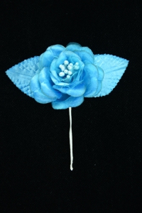 Turquoise Open Rose  (Lot of 12) SALE ITEM